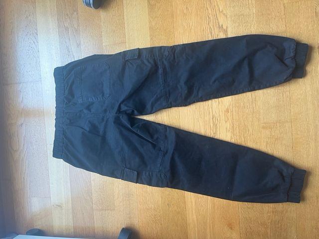 Pantalón cargo negro talla M, 38