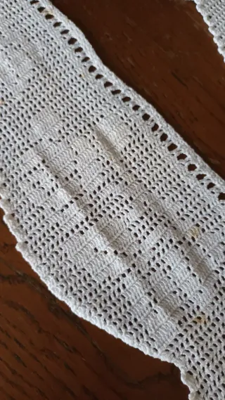 Trine uncinetto fatte a mano