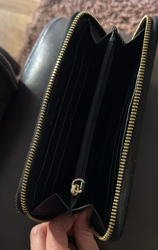 Bimba y Lola Cartera Billetera Negra Original