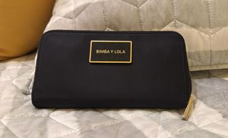 Bimba y Lola Cartera Billetera Negra Original