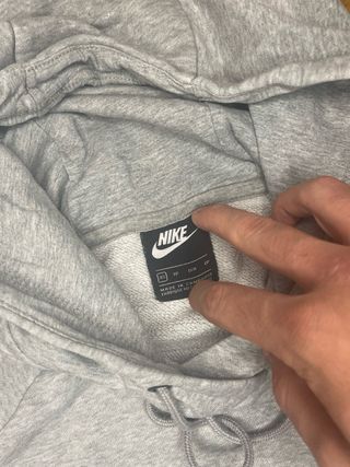 Sudadera Nike Gris Talla XS