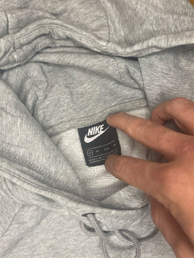 Sudadera Nike Gris Talla XS