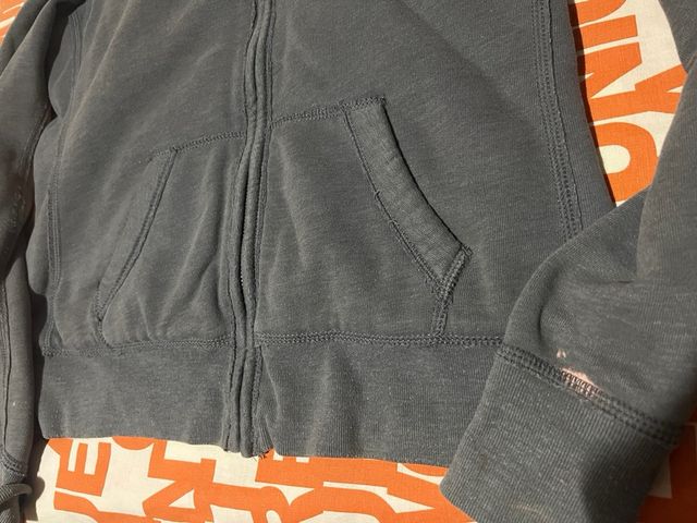 Jersey Hollister Mujer Gris con Forro Polar