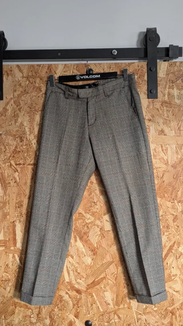 Pantalón cuadros Gales Volcom Gris Multicolor