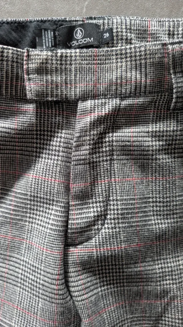 Pantalón cuadros Gales Volcom Gris Multicolor