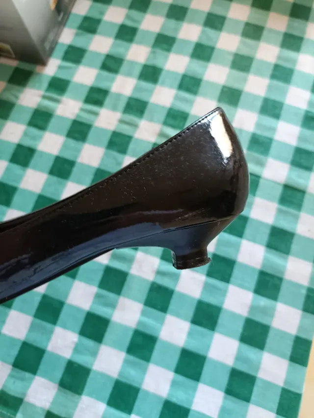 Zapatos de charol Gecko tacón bajo mujer