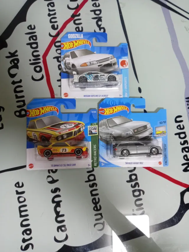 Lote Hot Wheels: Godzilla, BMW y Audi