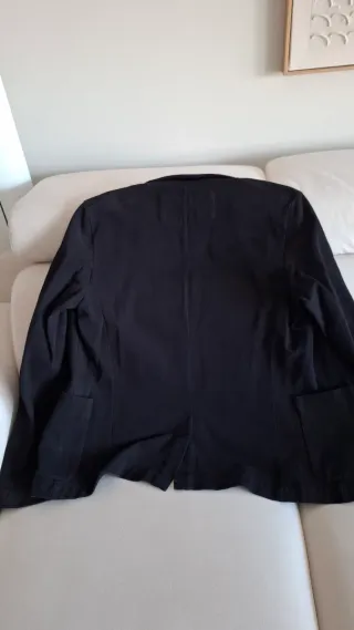 Americana Guess Slim Fit Hombre Negra Talla S