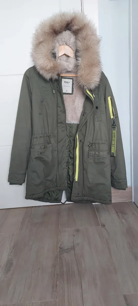 Parka ONLY verde talla M