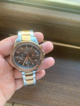 Reloj Maserati Sfida 44mm Oro rosa y Plata