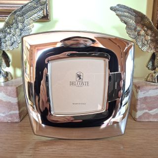 DEL CONTE Cornice Portafoto in Argento foto cm 9x9