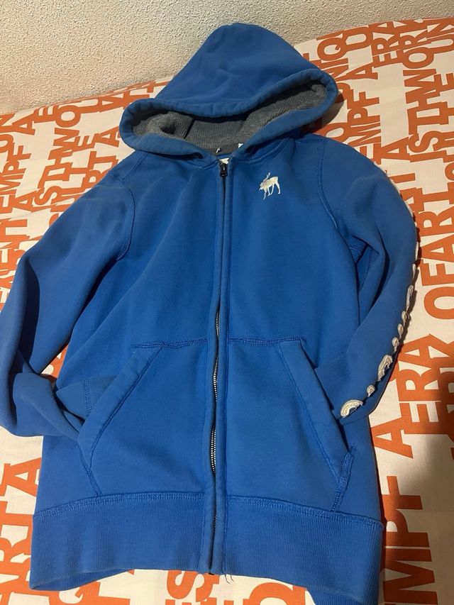 Sudadera Abercrombie Niño Azul