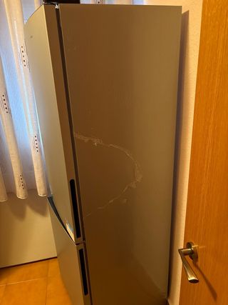 Nevera Candy plateada