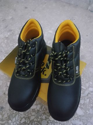 Botas de seguridad Best Work negras y amarillas
