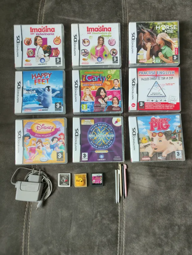 Lote Nintendo DS: Juegos y Accesorios