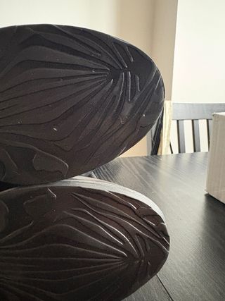 Botas altas de piel negras