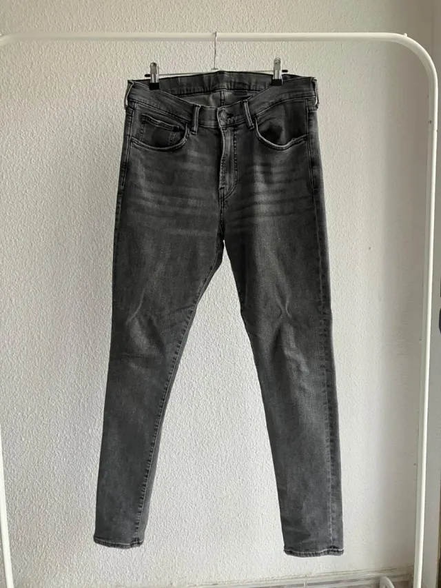 Pantalon vaqueros negro talla M