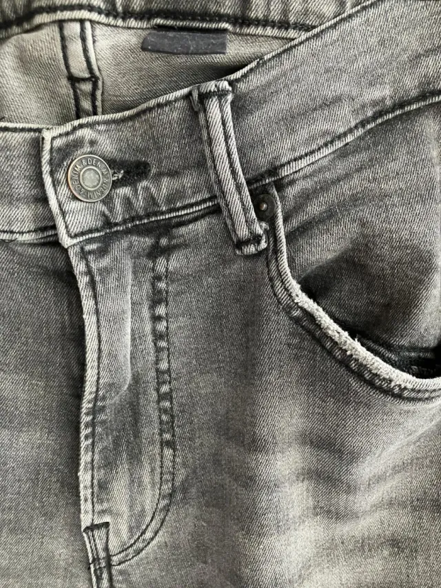 Pantalon vaqueros negro talla M