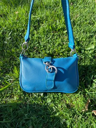 Bolso de piel azul Estilo: Criss