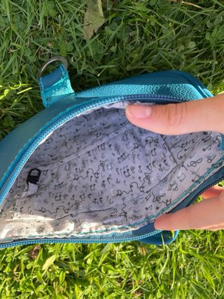 Bolso de piel azul Estilo: Criss