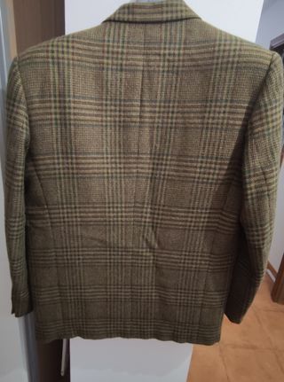 Americana EJJM Talla L Cuadros Marrón/Verde