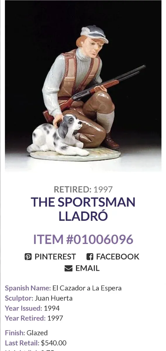 Lladró: El cazador a la espera