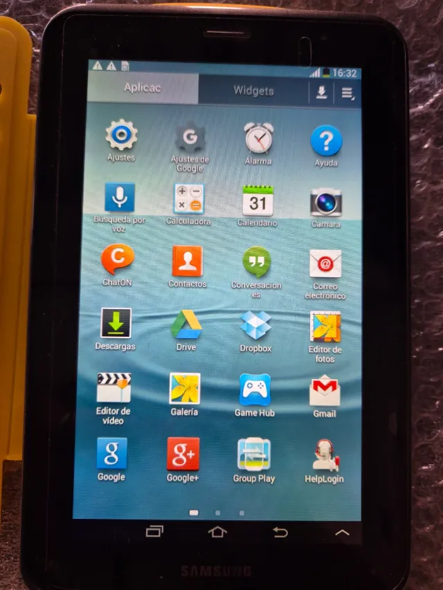 Samsung Galaxy Tab 2 7.0 Negra/Amarilla