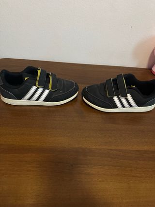 Scarpe Adidas Bambino Nero Giallo Velcro