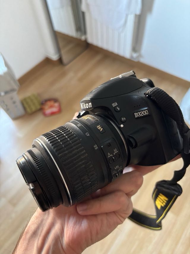 Cámara Nikon D3200 Negra