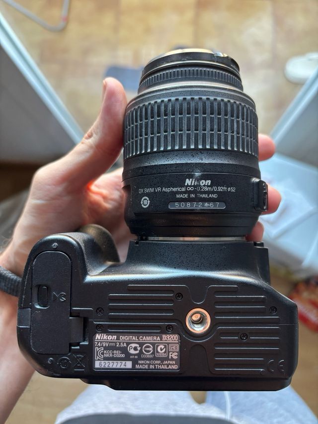 Cámara Nikon D3200 Negra