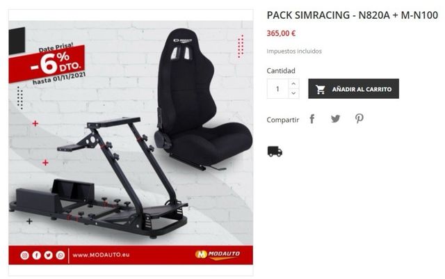 Cockpit Simracing Modauto