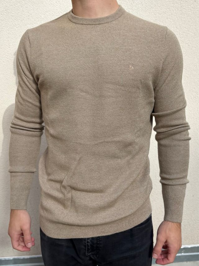 Polo Ralph Lauren Jersey Algodón Cachemira Beige