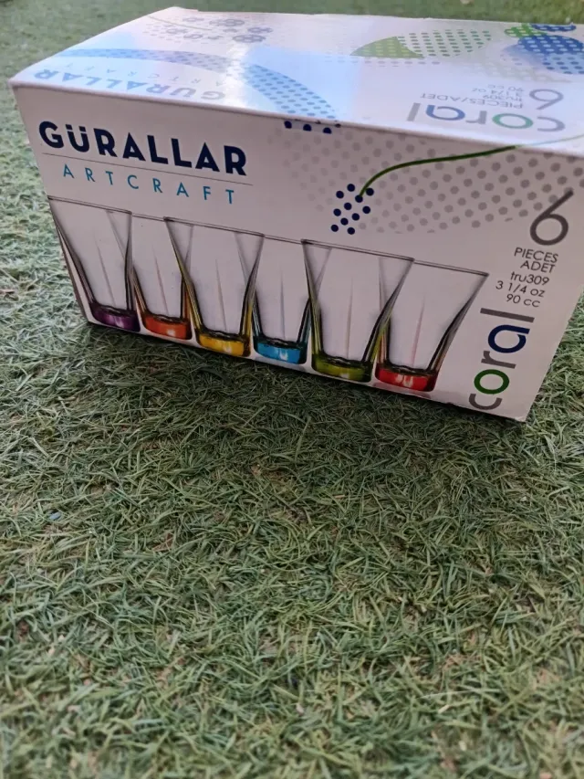 6 Bicchieri da shot GURALLAR Coral