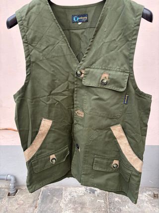 Gilet da caccia uomo Univers verde oliva