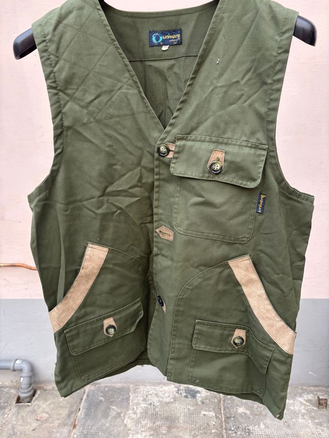 Gilet da caccia uomo Univers verde oliva