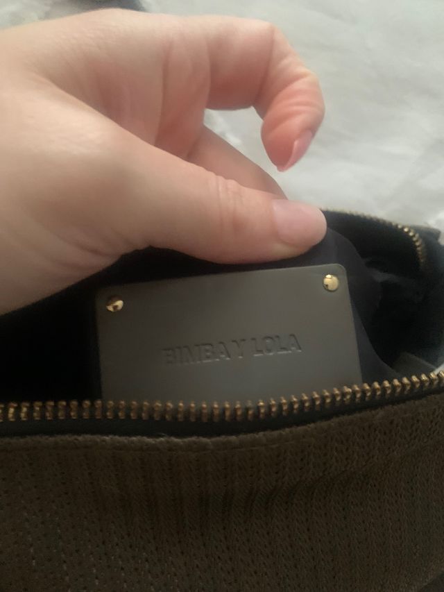 Bolso Bimba y Lola Dorado y Verde