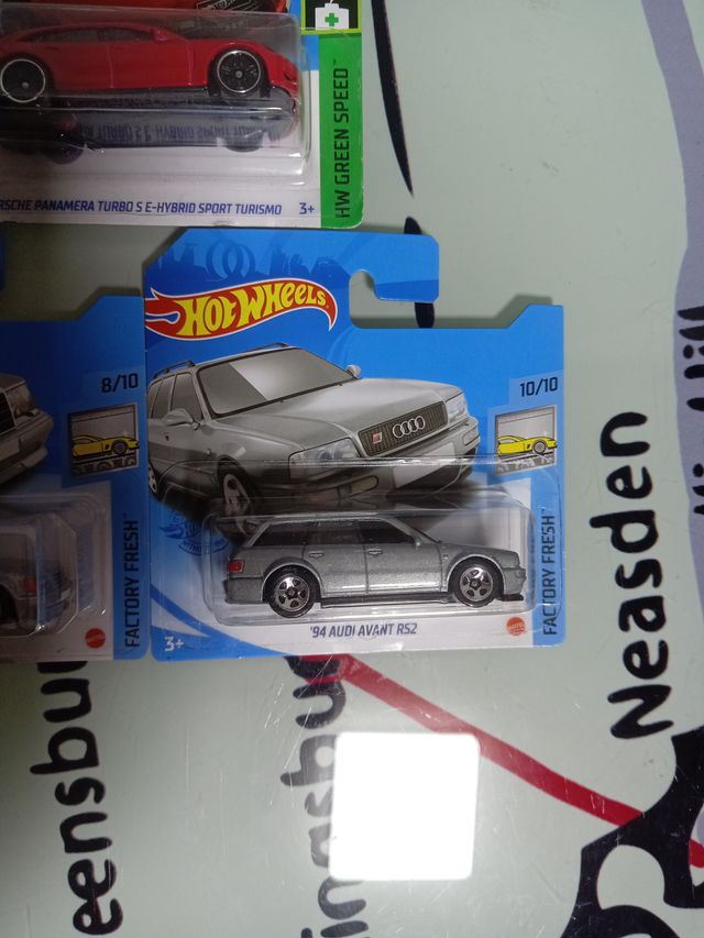 Lote 3 Coches Hot Wheels Porsche, Mercedes, Audi