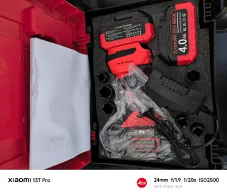 Pistola Impacto alta potencia 1500Nm Batería