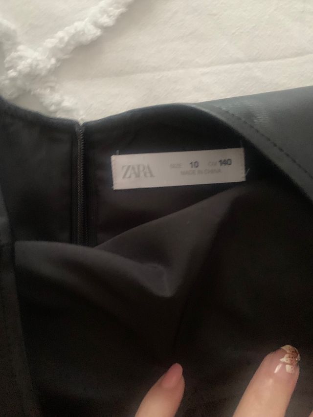 Vestido negro niña Zara 