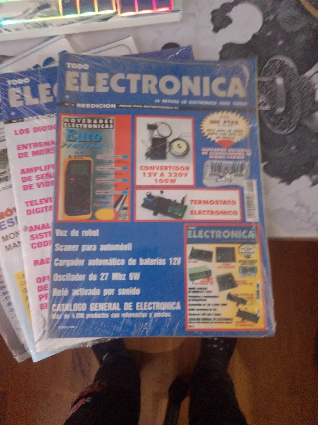Pack de 6 revistas de Todoelectonica