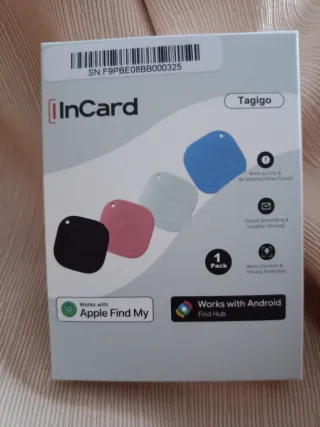 InCard Tagigo Rastreador GPS 1 Pack