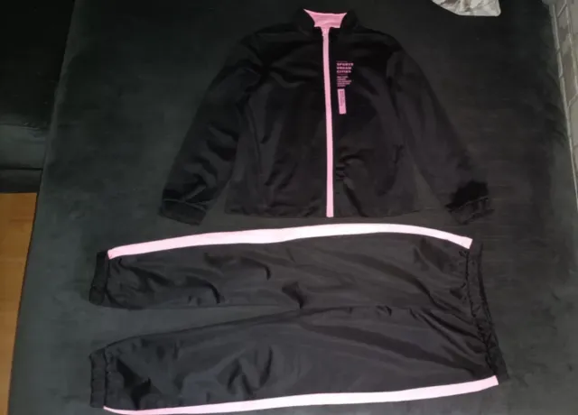 Chándal Lefties Negro y Rosa 9-10 años