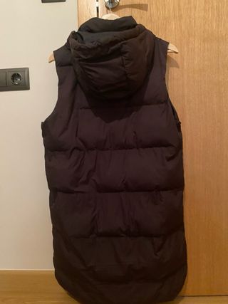 Chaleco acolchado negro talla s