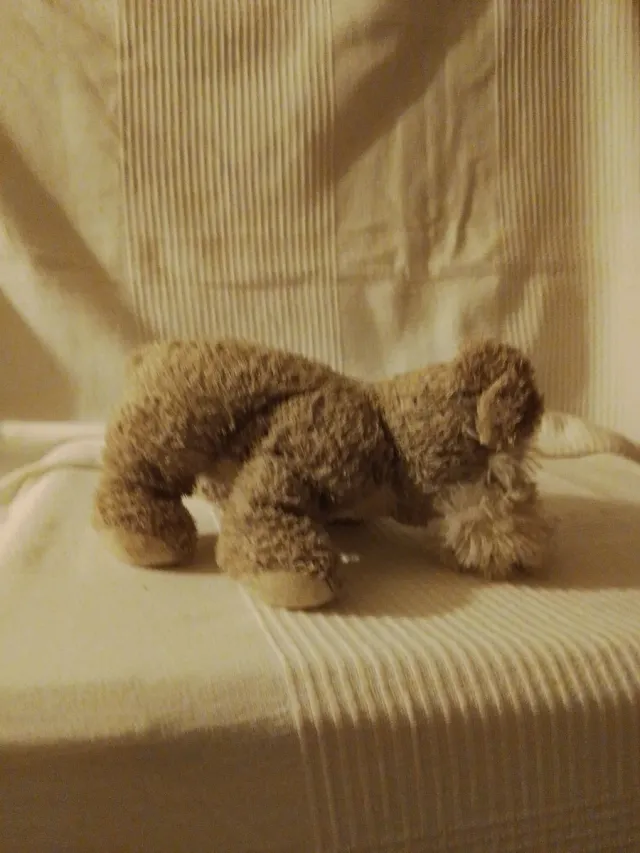 Peluche Schnauzer sal y pimienta mini