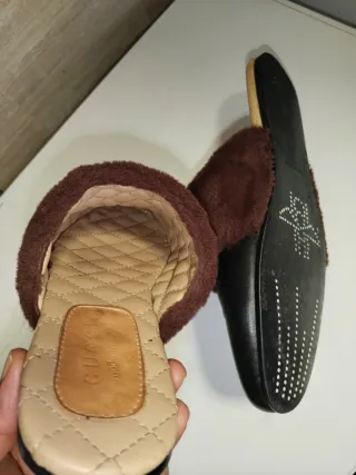 Mocasines Gucci Piel Negro y Marrón