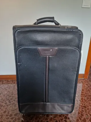 Maleta Montblanc Grande Negra y Marrón