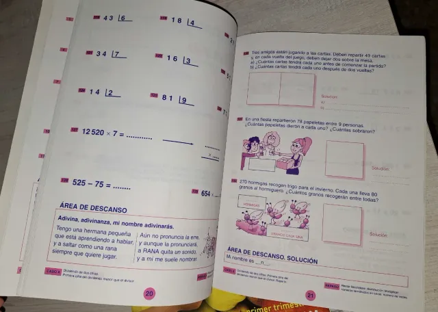 Cuadernos de matemáticas
