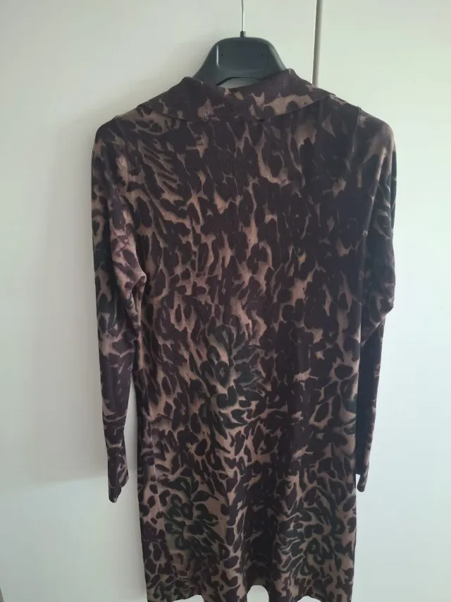 Vestido Adolfo Dominguez Animal Print Talla S