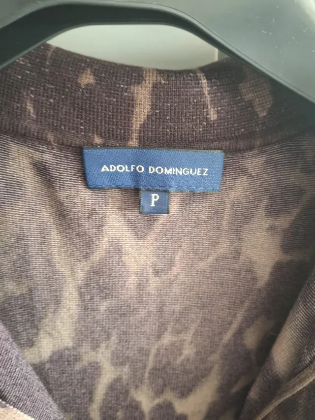 Vestido Adolfo Dominguez Animal Print Talla S