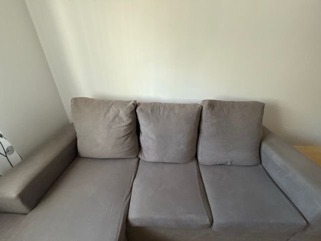 Sofá Chaiselongue 3 Plazas Gris